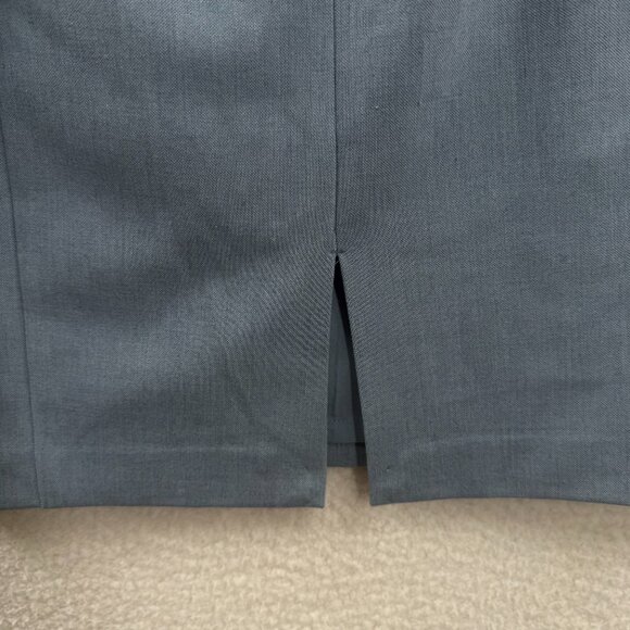 Express Woven Pencil Light Blue Short Skirt Size 6 NWT - Picture 4 of 9